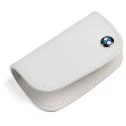 Key Case (White) (Leather)